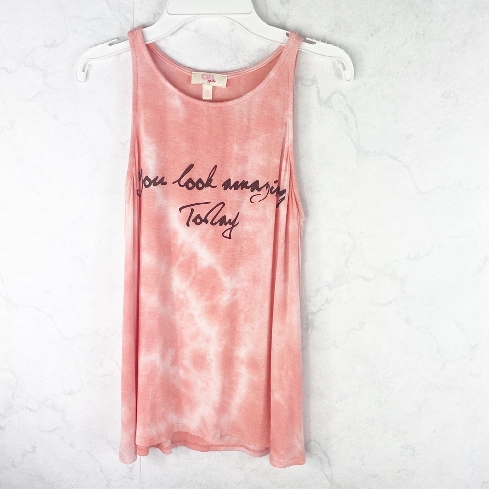 [GB] Pink Tie Dye Tank Top